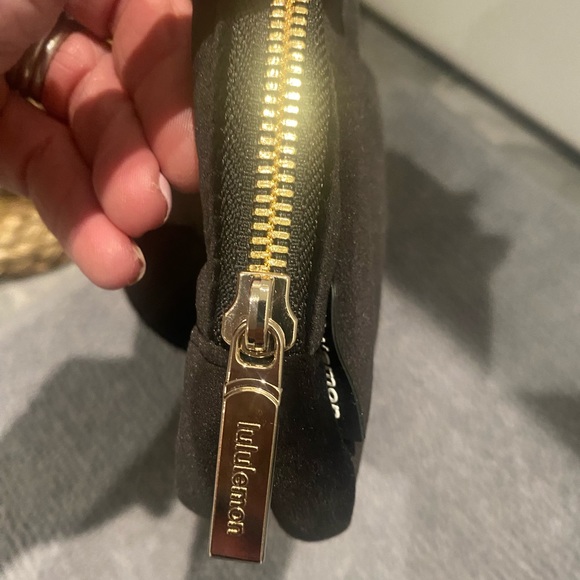 NWT Lululemon Velour 1l Black Everywhere Belt Bag | Color: Black/Gold - Picture 13 of 13